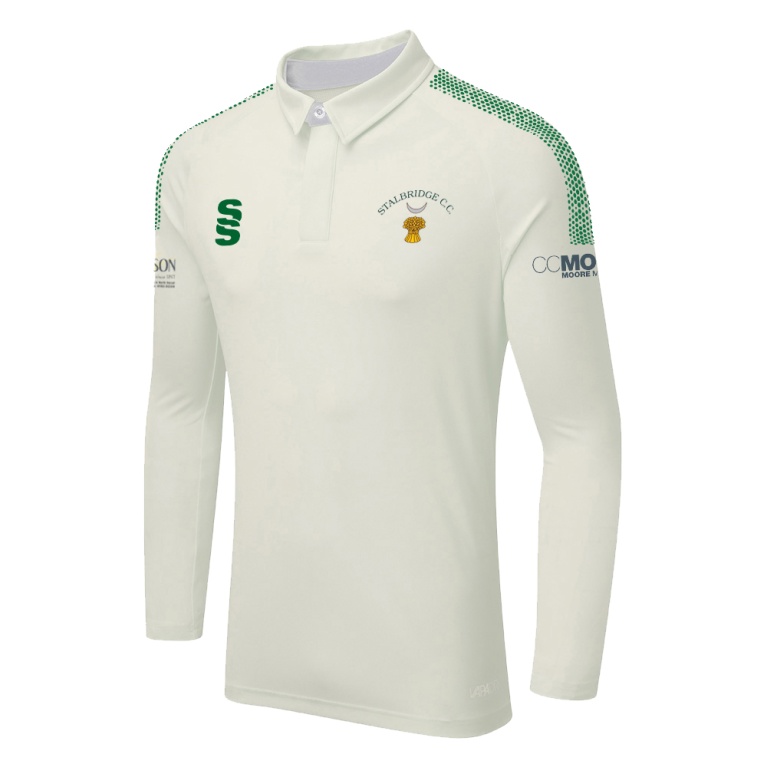 DUAL LONG SLEEVE CRICKET SHIRT (WOMENS)-Ivory